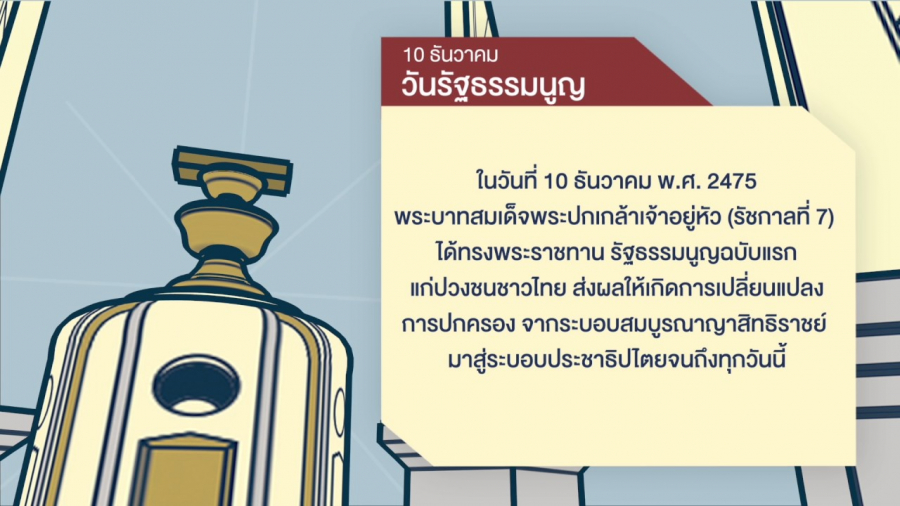 วันรัฐธรรมนูญ ประวัติ ความเป็นมาวันรัฐธรรมนูญ