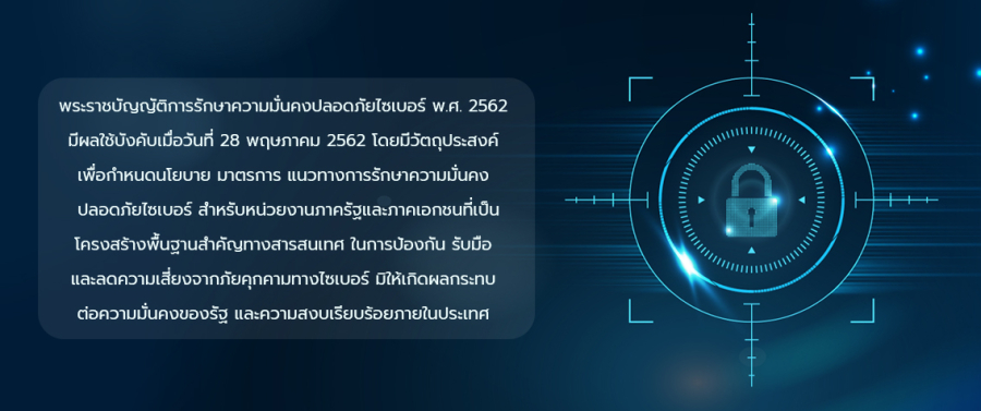 Cyber Security : การรักษาความมั่นคงปลอดภัยทางไซเบอร์